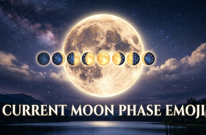 current moon phase emoji